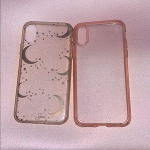 Set of 2 Transparent IPhone XS Cases